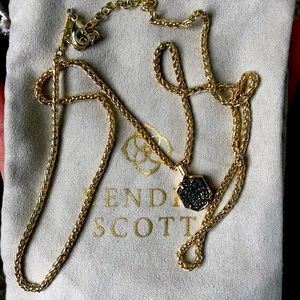 Kendra Scott long druzy necklace
